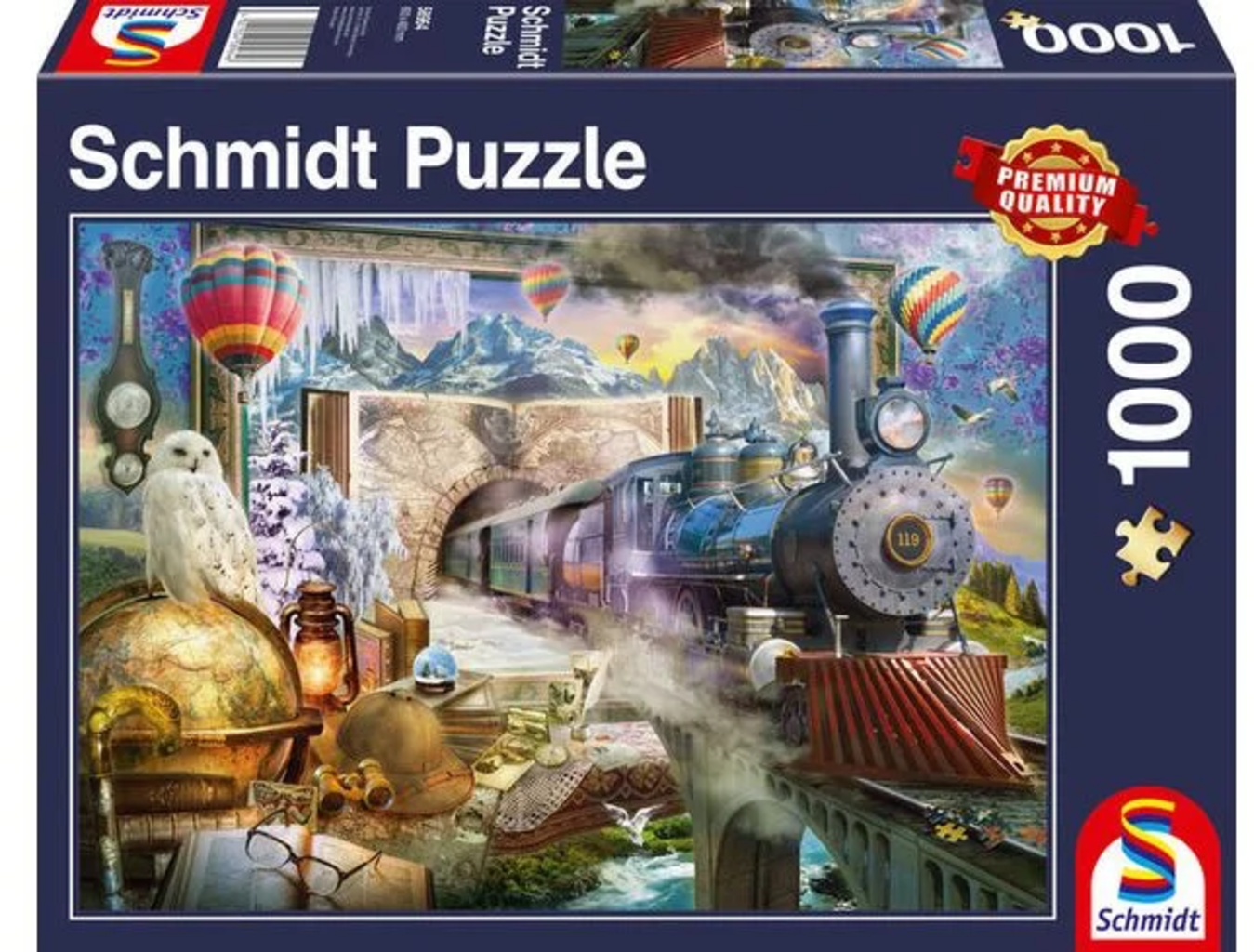 Schmidt Spiele Puzzle - Magische Reise, 1000 Teile