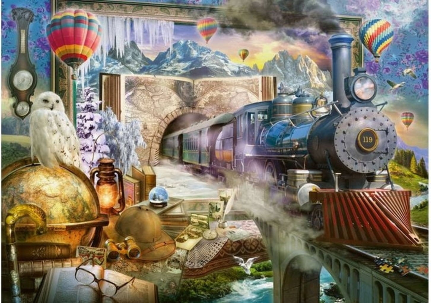 Schmidt Spiele Puzzle - Magische Reise, 1000 Teile
