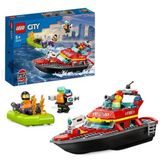 LEGO City - 60373 Gasilski reševalni čoln