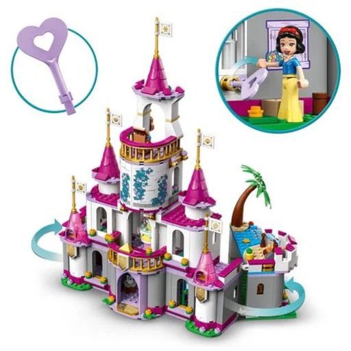Disney Princess - 43205 Ultimatives Abenteuerschloss mit Mini-Puppen