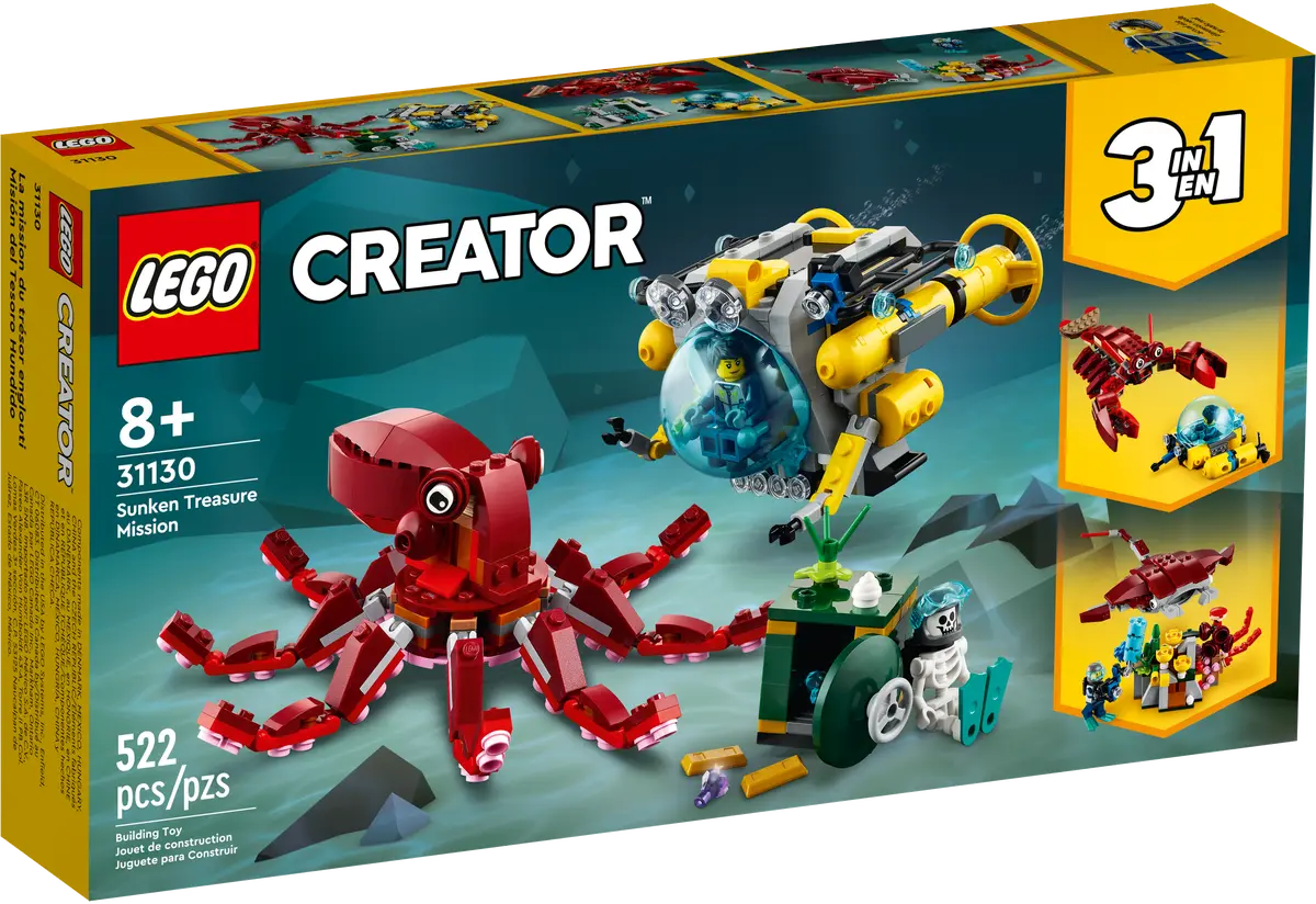 LEGO Creator - 31130 Missione Tesoro Sommerso