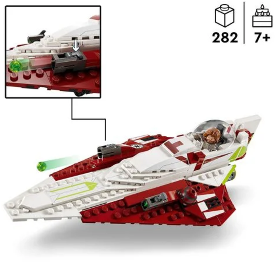 Star Wars - 75333 Obi-Wan Kenobis Jedi Starfighter Set