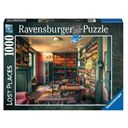 Puzzle - Lost Places - Mysterious Castle Library, 1000 delov