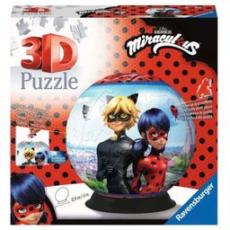 Puzzle - 3D Puzzle - Miraculous Puzzle Ball, 72 Pieces