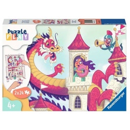Puzzle & Play - Il Regno delle Ciambelle - 2 x 24 Pezzi