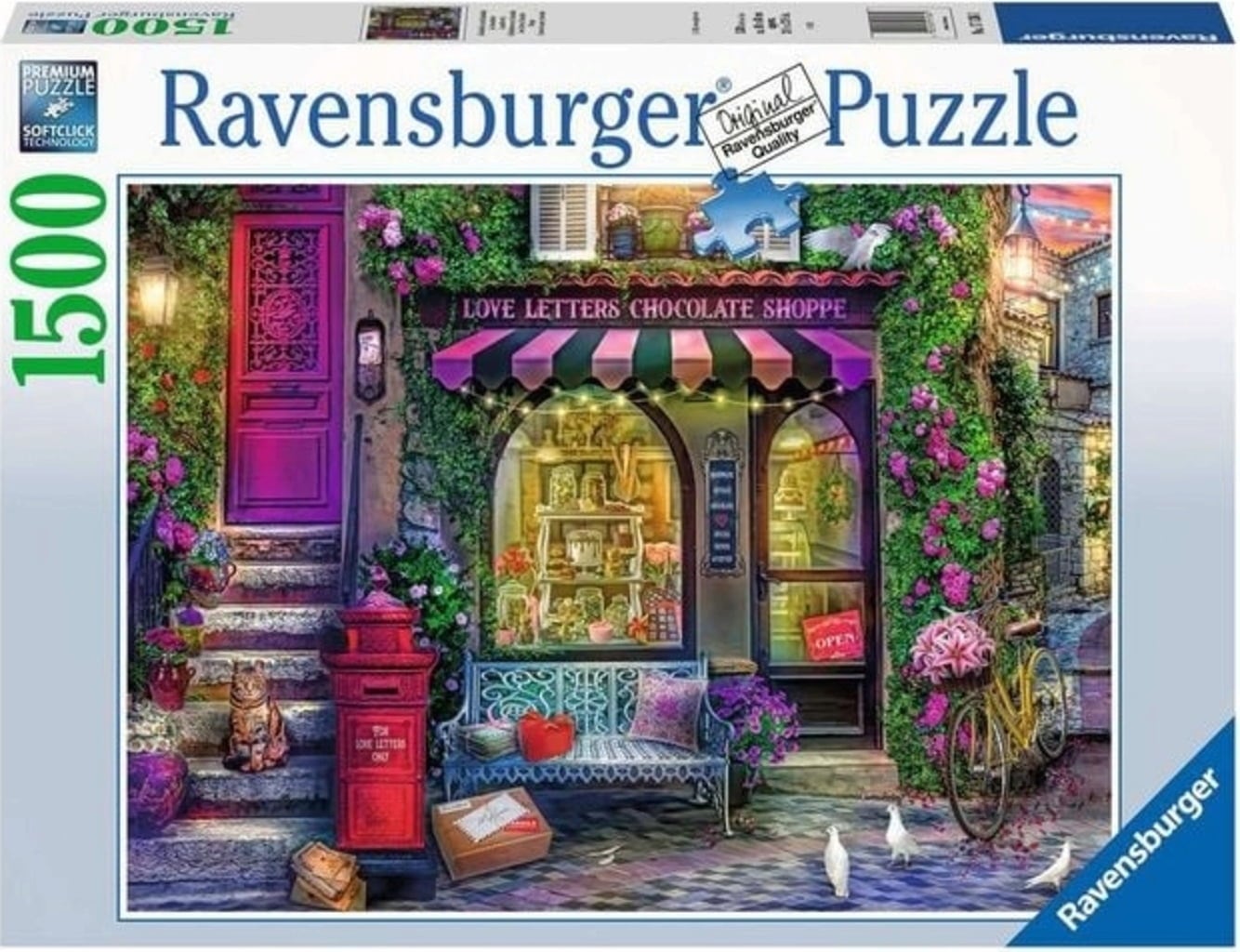 Puzzle - Liebesbriefe und Schokolade, 1500 Teile