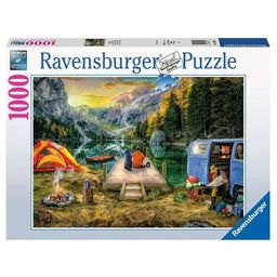 Ravensburger Puzzle - Počitnice v kampu, 1000 delov