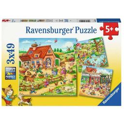 Puzzle - Ferien auf dem Land - 3x49 Teile