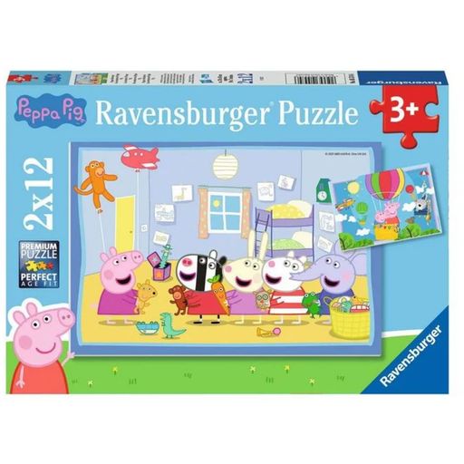 Ravensburger Puzzle - Peppas Abenteuer - 2x12 Teile