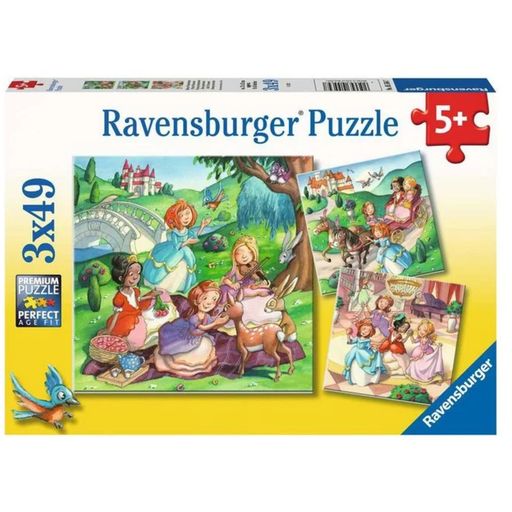 Ravensburger Puzzle - Male princeske - 3x49 delov
