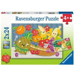 Ravensburger Puzzle - Freche Früchte - 2x24 Teile
