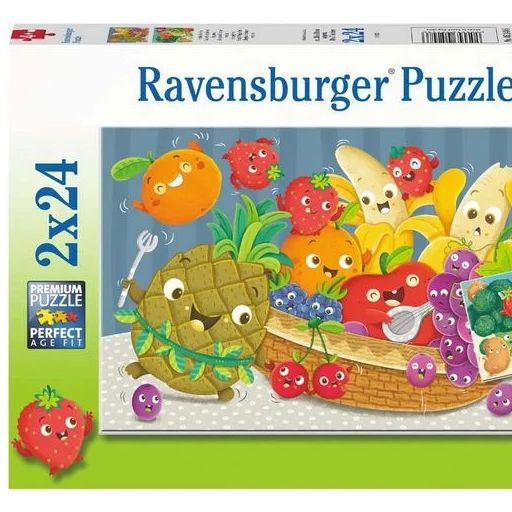 Ravensburger Puzzle - Frutta Allegra - 2 x 24 Pezzi