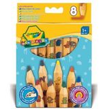 Mini Kids - Maxi Coloured Pencils, 8 pieces