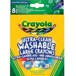 Ultra-Clean - pralne voščene barvice, 8 kosov