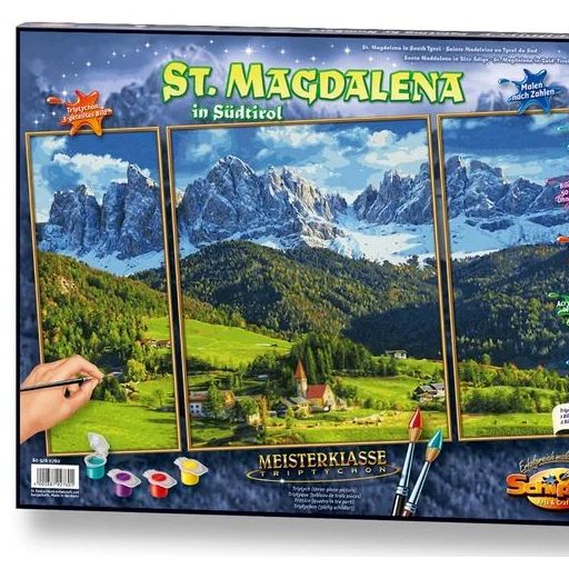 Malen nach Zahlen - St. Magdalena in Südtirol