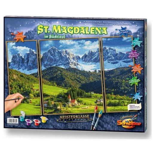 Slikanje po številkah - Sveta Magdalena na Južnem Tirolskem