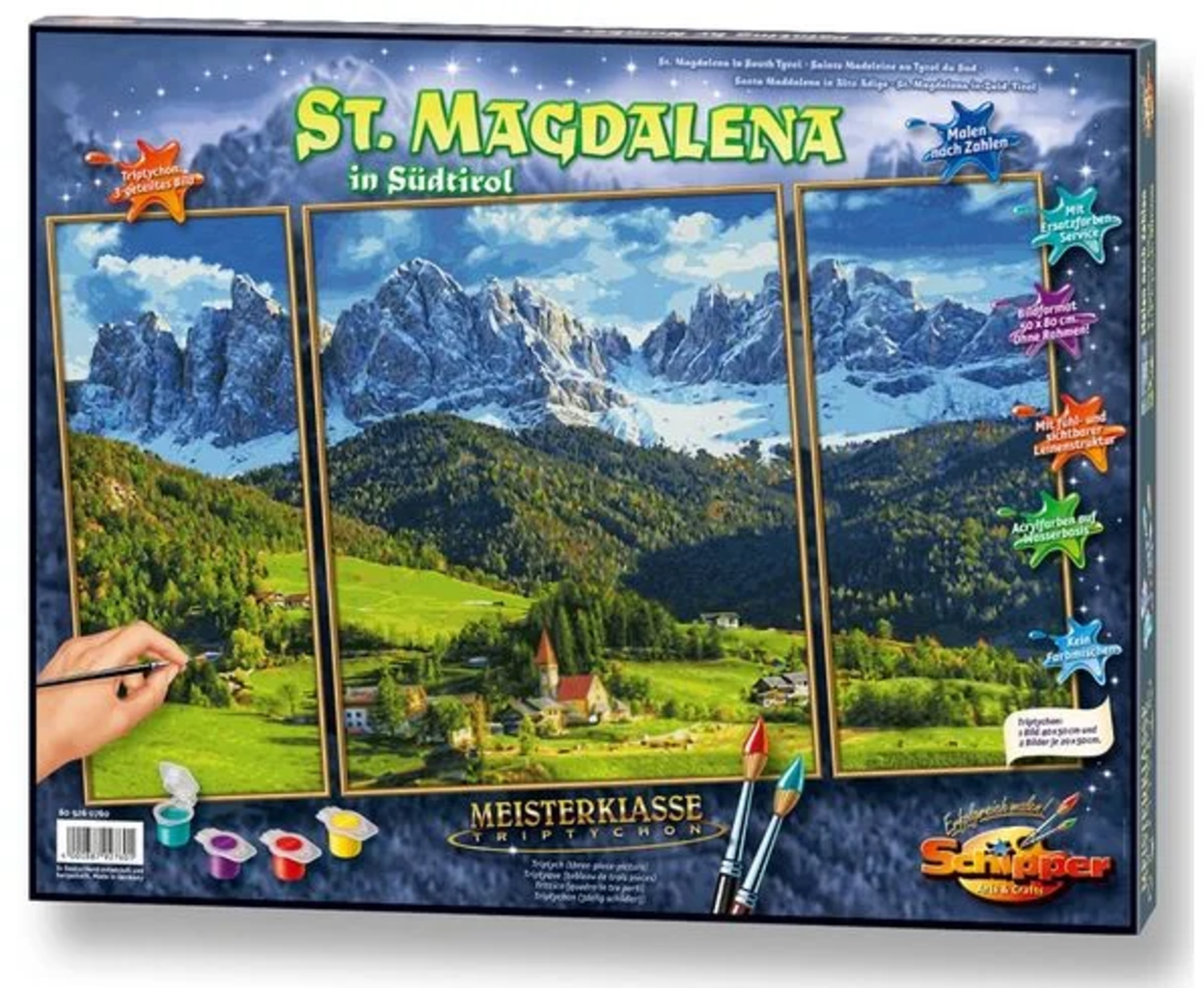 Malen nach Zahlen - St. Magdalena in Südtirol