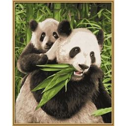 Schipper Måla Med Siffror - Pandabjörnar