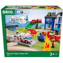 Brio Police and Fire Brigade Set Deluxe