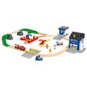 Brio Police and Fire Brigade Set Deluxe