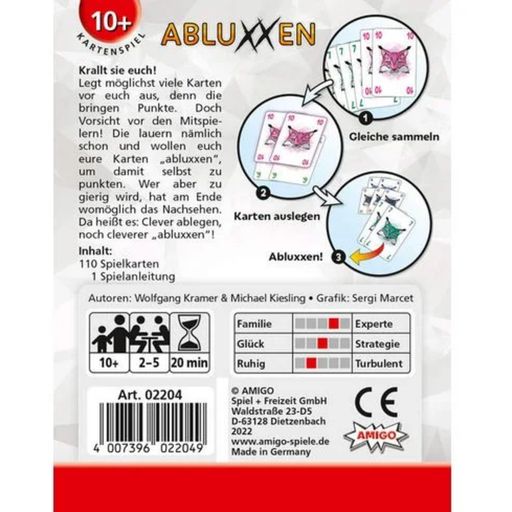 Amigo Spiele Abluxxen (ISTRUZIONI IN TEDESCO)