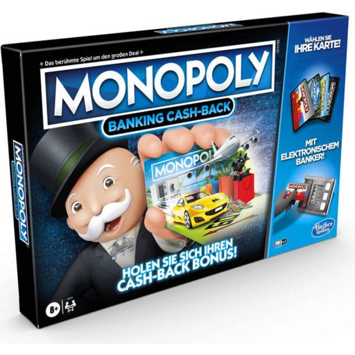 Hasbro Monopoly Banking Cash-Back (V NEMŠČINI) - 1 k.