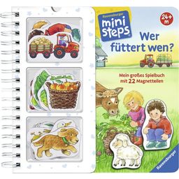 GERMAN - Wer füttert wen? - Mein großes Spielbuch mit 22 Magnetteilen (ministeps Book) - 1 item