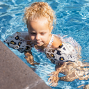 Swim Essentials Armpuffar Leopardbeige - 2-6 år