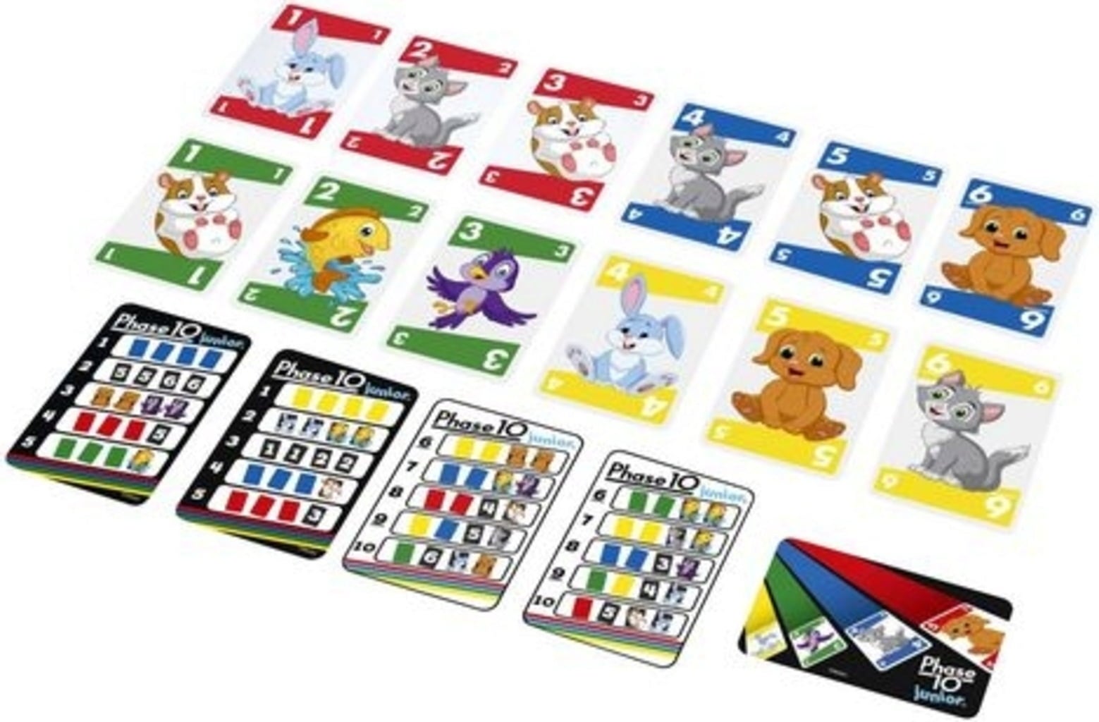 Mattel Games Phase 10 Junior (IN TEDESCO)
