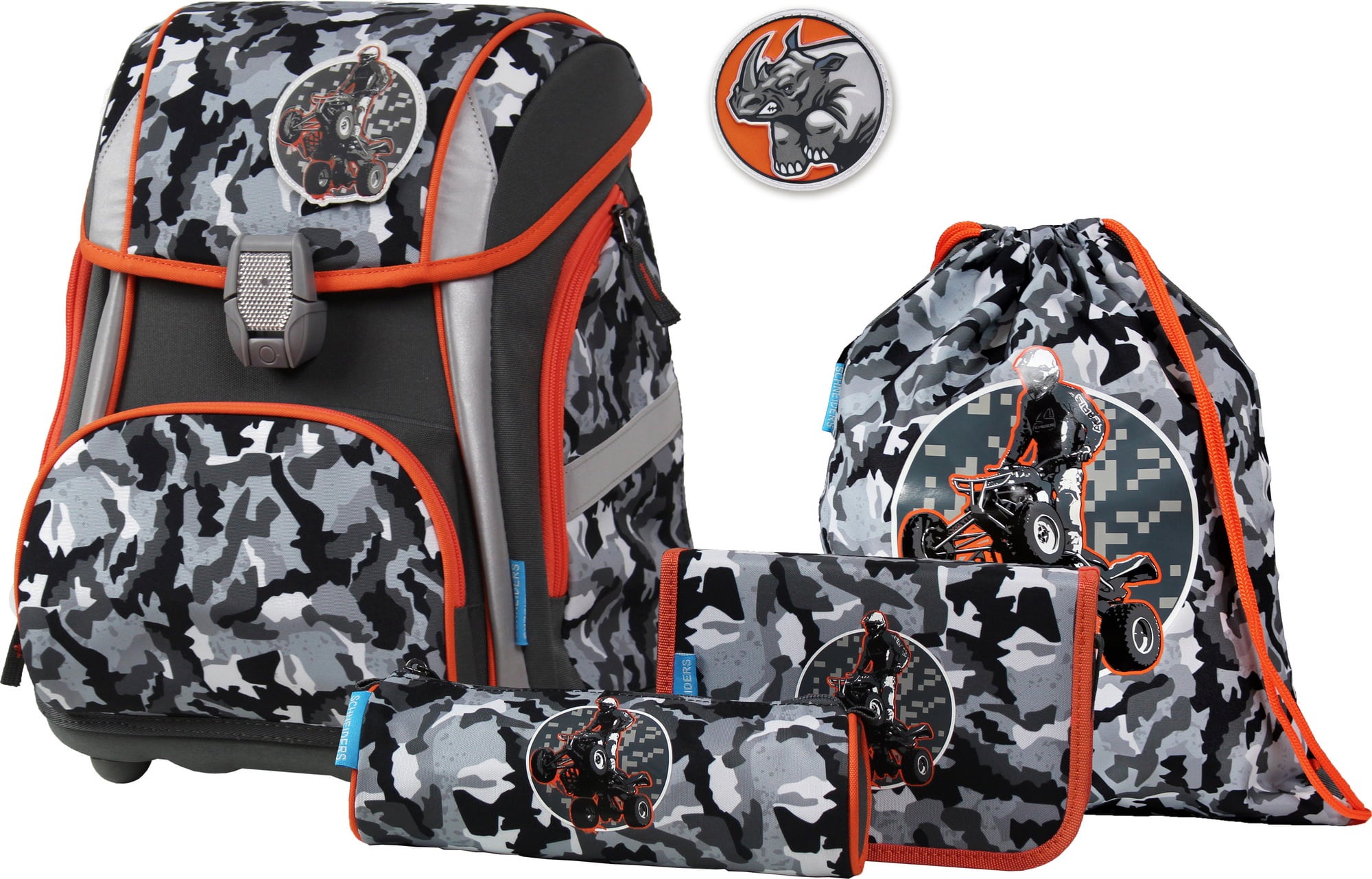Schulranzen-Set Toolbag Quadpower, 5-teilig