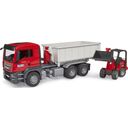 MAN TGS Truck w Roll-off Container and Schäffer Yard Loader 2630