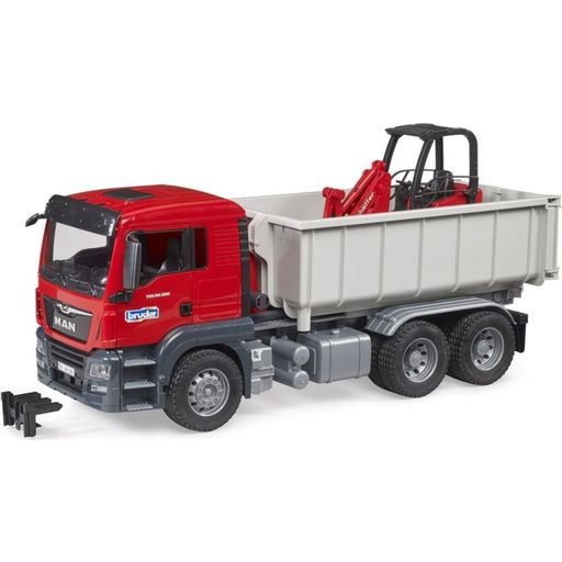 Camion MAN TGS con Container Scarrabile e Pala Caricatrice Schäffer