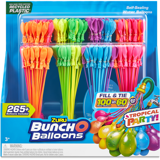 8 paketov 265+ vodnih balonov Tropical Party