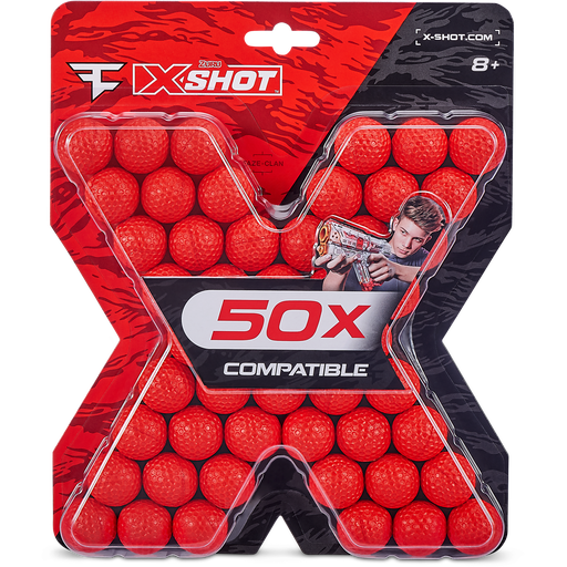 XShot FaZe Blaster Refill Set 50 Darts Playpolis UK