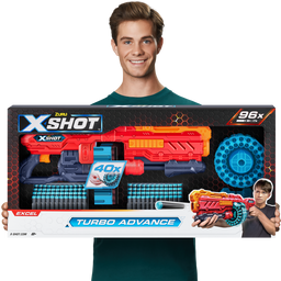 X-Shot Excel Turbo Advance Blaster mit Darts
