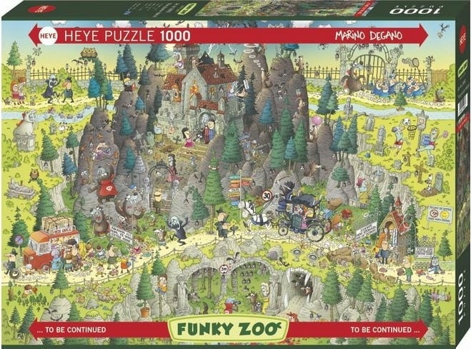 Pussel - Funky Zoo - Transylvanian Habitat, 1000 bitar