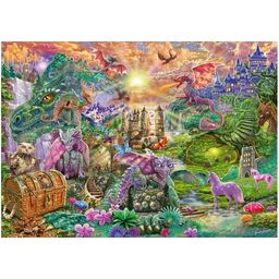 Puzzle - Enchanted Dragon Land, 1000 pieces
