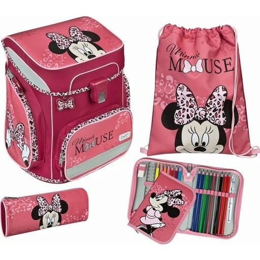 5-delni EasyFit set s šolsko torbo - Minnie Mouse
