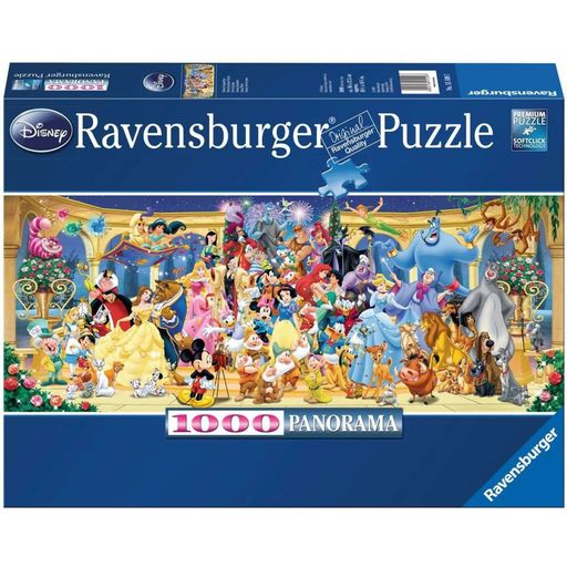 Puzzle - Panorama - Disney Group Photo, 1000 kosov - 1 k.