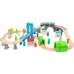 Small Foot Wooden Bridge & Train Set