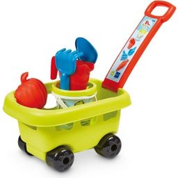 Ecoiffier Vrtni voziček z igračami za peskovnik
