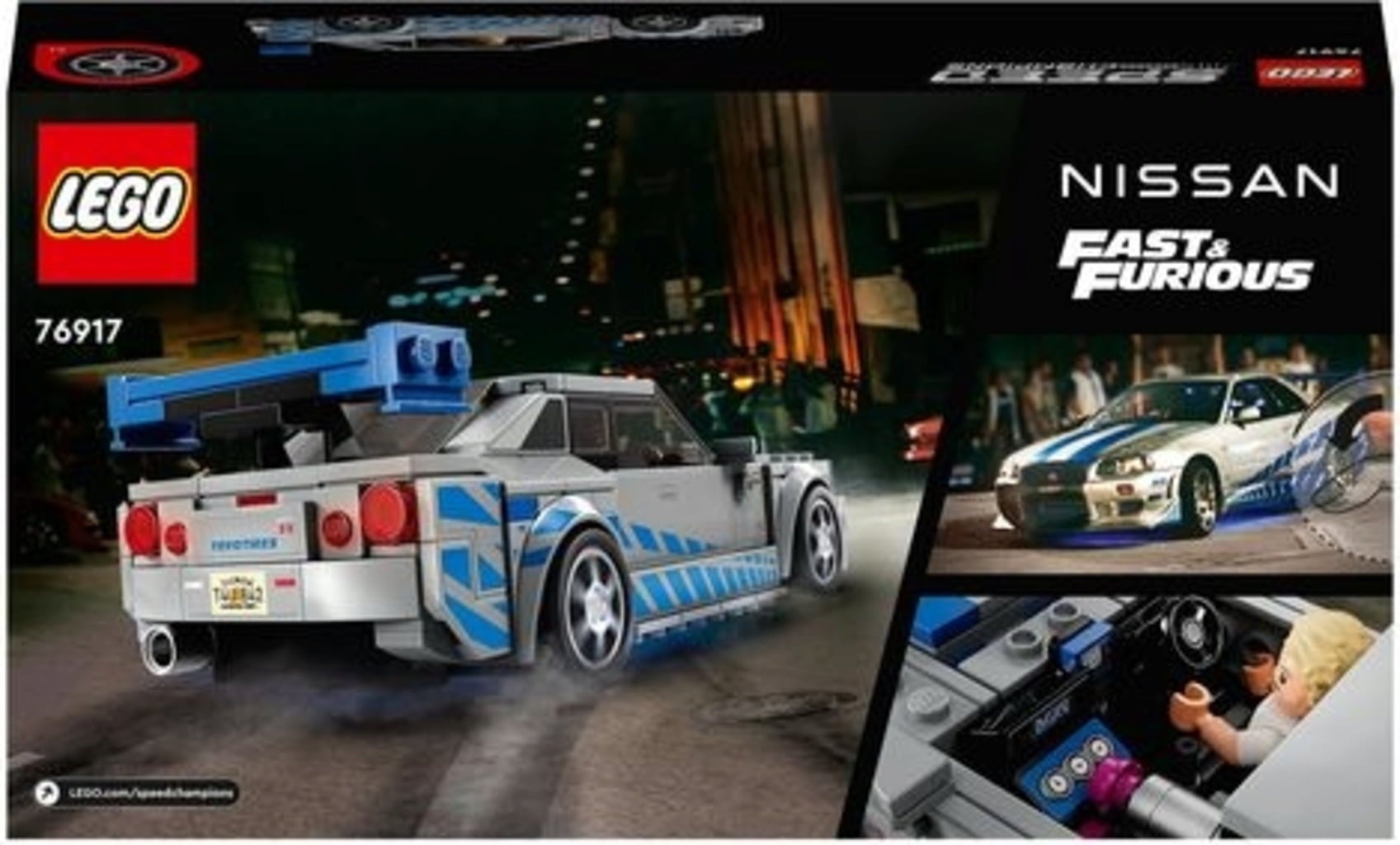 Speed Champions - 76917 2 Fast 2 Furious Nissan Skyline GT-R (R34)