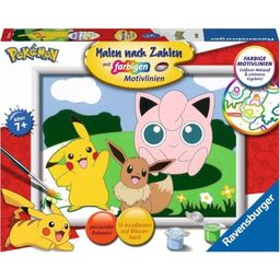 Ravensburger Måla med Siffror - Pokémonäventyr