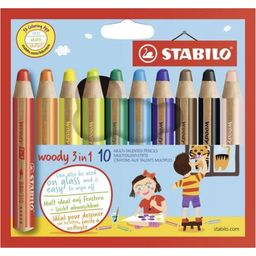 Stabilo Woody 3 in 1, 10st Pack