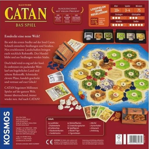 KOSMOS GERMAN - CATAN - The Game - 1 item