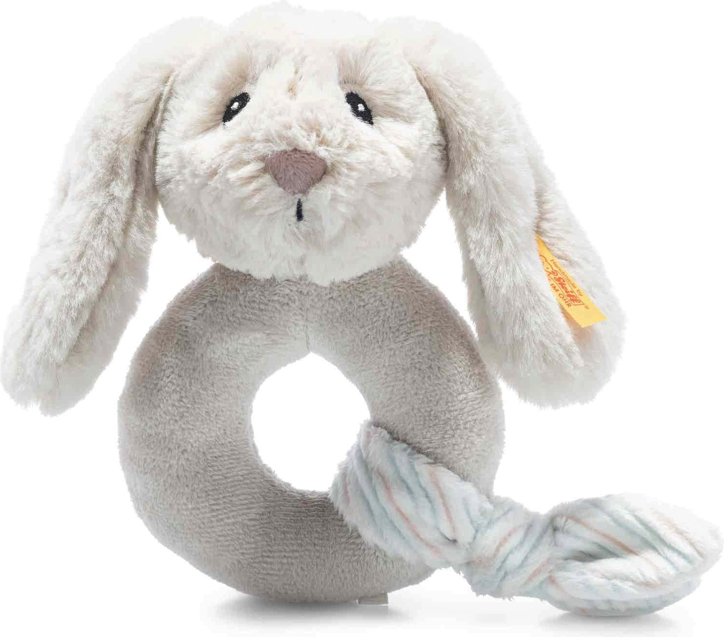 Steiff Hoppie Hase Greifling mit Rassel, 14 cm