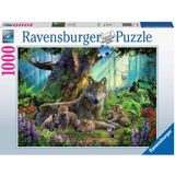 Puzzle - Wolves In The Forest - 1000 Pieces
