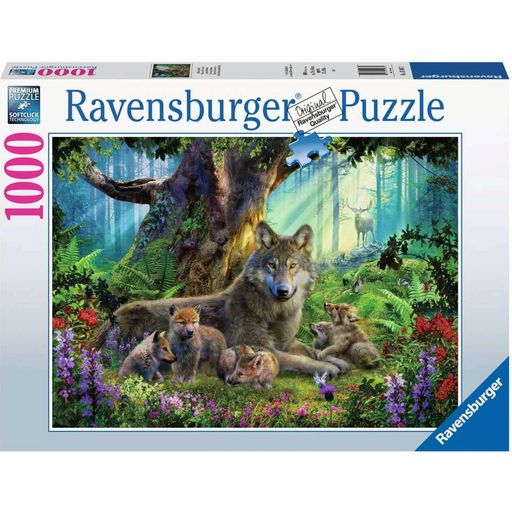Puzzle - Wolves In The Forest - 1000 Pieces - 1 item