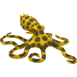 Bullyland Seaworld - Blue Ring Octopus