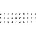 HEYDA Set štampiljk - abeceda